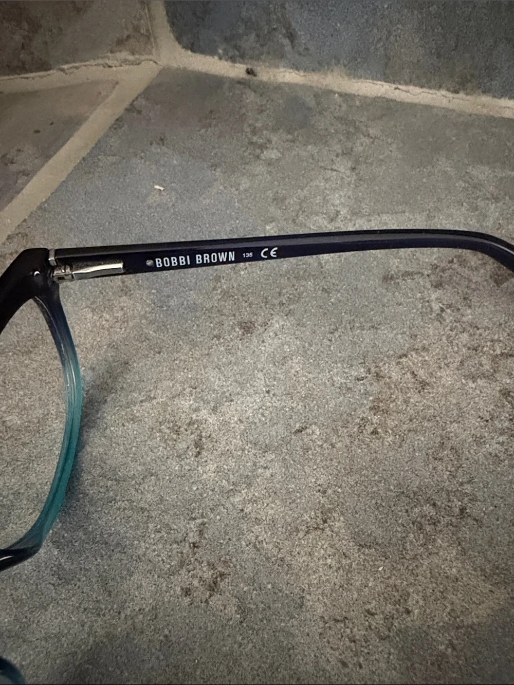 Bobbi Brown The Nomad Blue to Teal Ombre Cat-Eye Glasses 2.5